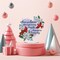 DIY Diamond Art Painting Desktop Ornament – Christmas Cardinal Tabletop Decoration with Acrylic Base, Single-Sided 5D Diamond Design for Home Decor